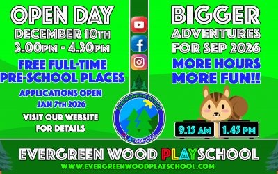 Open Day for Free Pre-school Places September 2026